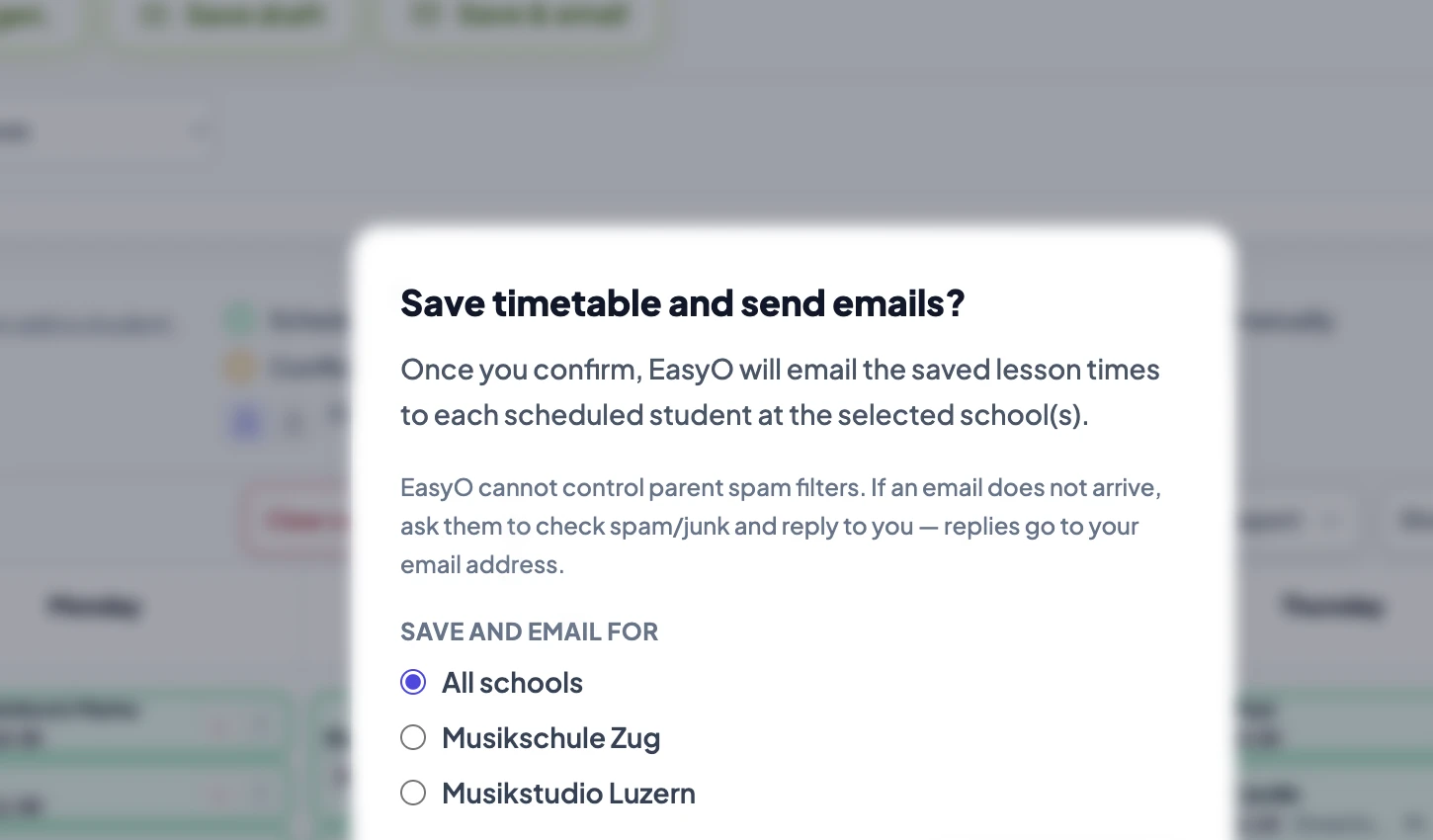 One click, everyone in the loop.